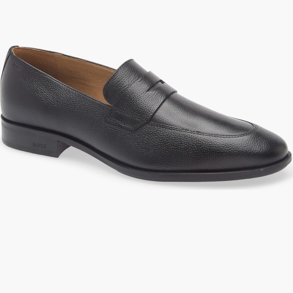 LIKE NEW Boss Colby Men’s Loafers Penny Loafers in black, size 12